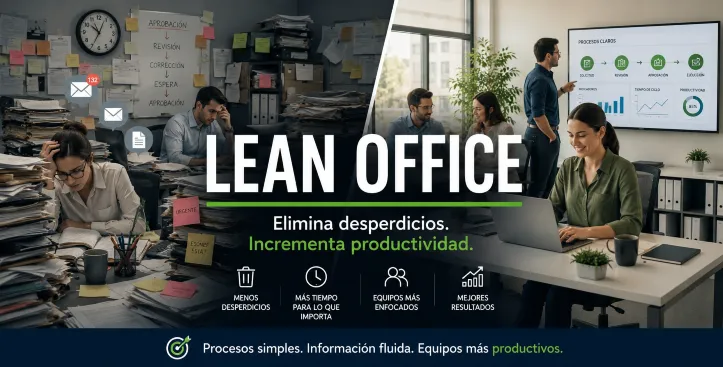 Lean Office: qué es, beneficios y cómo mejorar la productividad de los procesos administrativos